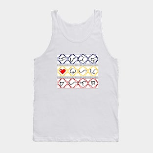 Baybayin word "Kapatid-Buhay-Mahalaga" (Sibling-Life-Precious) Tank Top